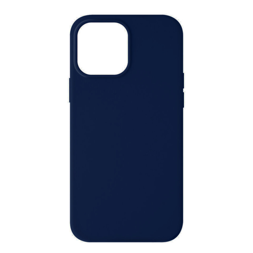 Θήκη Πλάτης Σιλικόνης Soft για Apple iPhone 13 - Χρώμα: Σκούρο Μπλέ