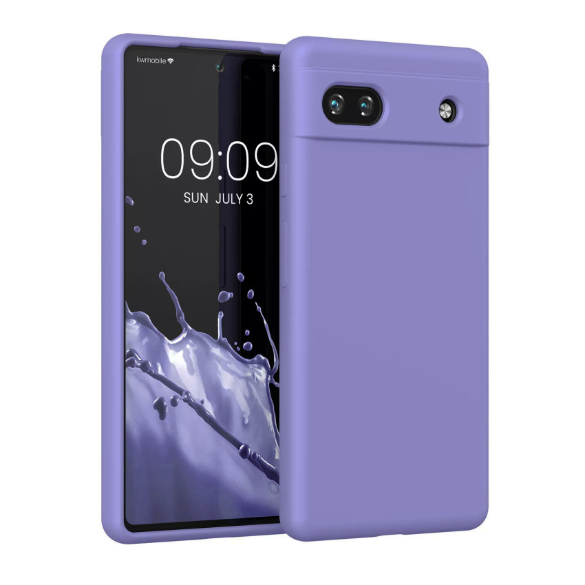 Θήκη Πλάτης Σιλικόνης Soft για Google Pixel 6A - Χρώμα: Λιλά