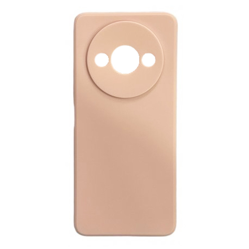 Θήκη Πλάτης Σιλικόνης Soft για Xiaomi Redmi A3 - Χρώμα: Απαλό Ροζ
