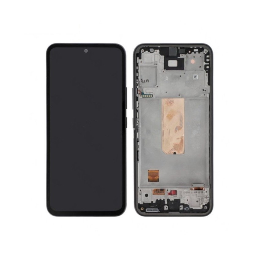 Incell Οθόνη LCD με Μηχανισμό Αφής Assembly και Πλαίσιο για Samsung Galaxy A54 - Χρώμα: Μαύρο