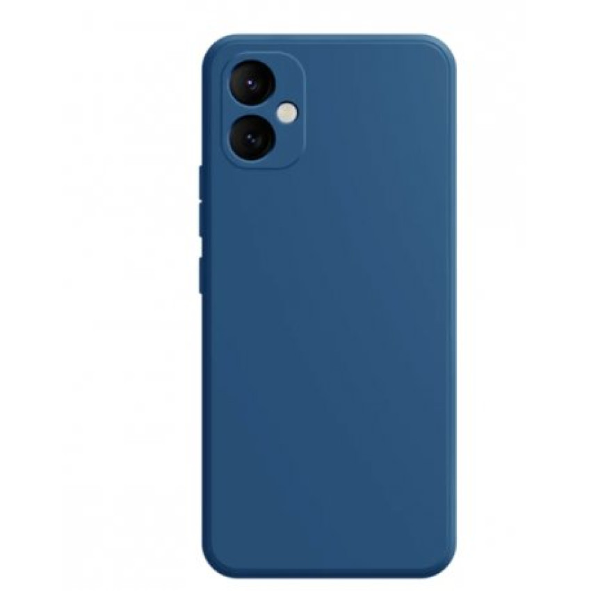 Θήκη Πλάτης Σιλικόνης Soft για Samsung Galaxy A06 - Χρώμα: Σκούρο Μπλέ