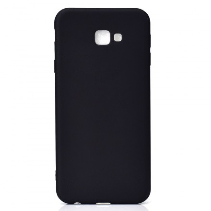 Θήκη Πλάτης Σιλικόνης Απλή για Samsung Galaxy J4 Plus - Χρώμα: Μαύρο