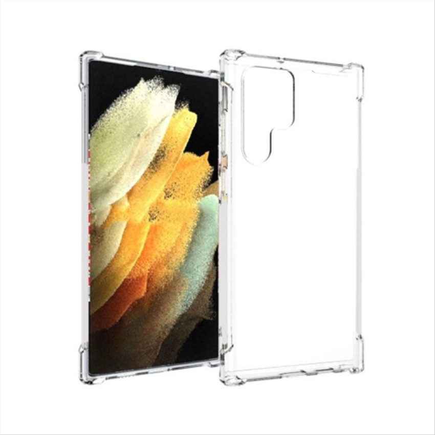 Θήκη Πλάτης Σιλικόνης Anti Shock για Samsung Galaxy S22 Ultra - Χρώμα: Διάφανο