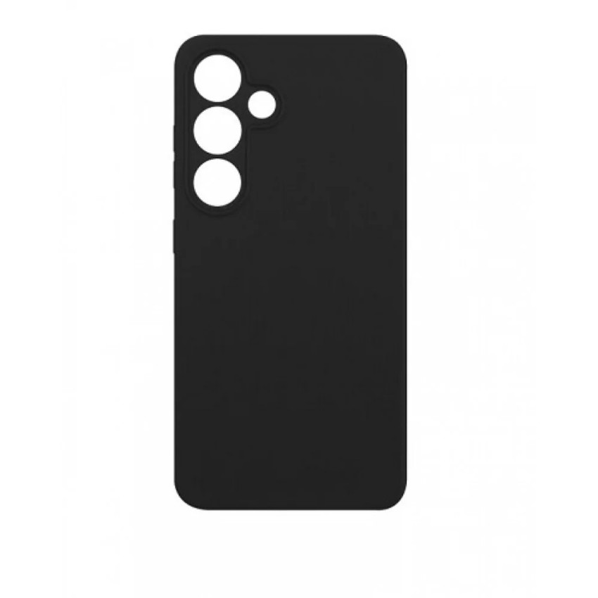 Θήκη Πλάτης Σιλικόνης Soft για Samsung Galaxy S24 - Χρώμα: Μαύρο