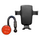Βάση Κινητού Universal Car Phone Holder με Ταινία Διπλής Όψης - Χρώμα: Μαύρο