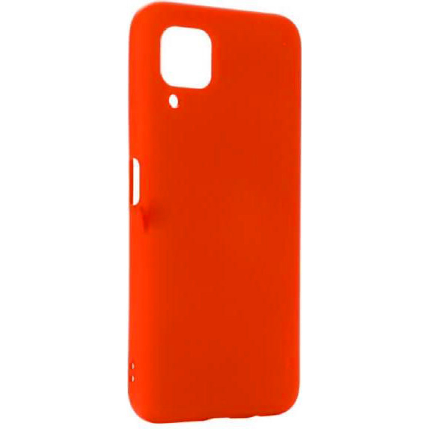 Θήκη Πλάτης Σιλικόνης Απλή για Huawei P40 Lite - Χρώμα: Πορτοκαλί
