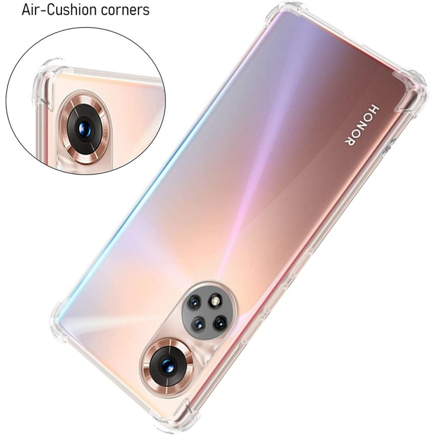 Θήκη Πλάτης Σιλικόνης Anti Shock για Huawei Honor X7 - Χρώμα: Διάφανο