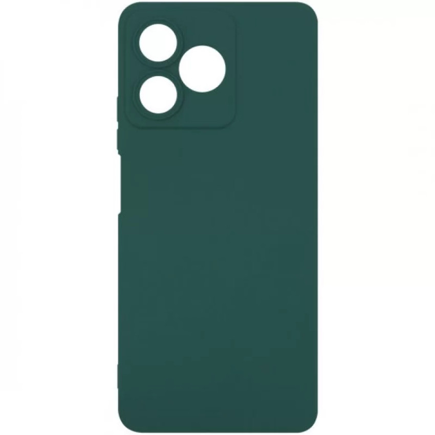 Θήκη Πλάτης Σιλικόνης Soft για Realme C51 - Χρώμα: Σκούρο Πράσινο
