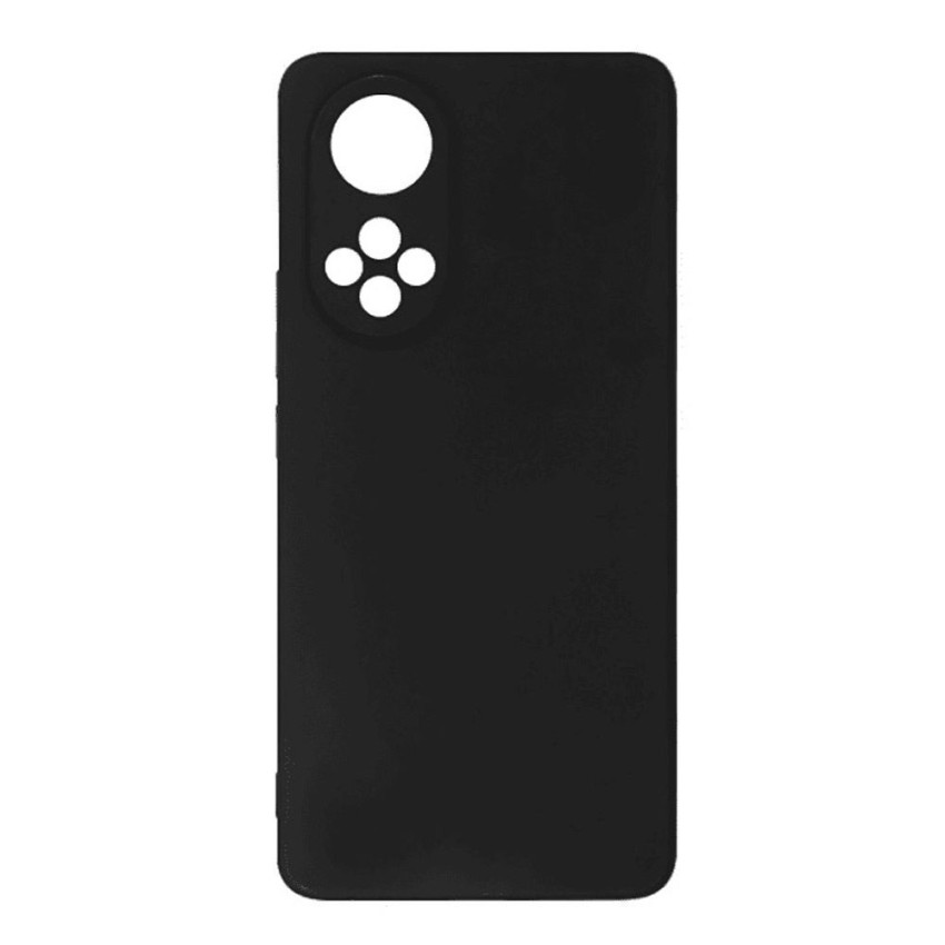 Θήκη Πλάτης Σιλικόνης Soft για Huawei Nova 9 - Χρώμα: Μαύρο