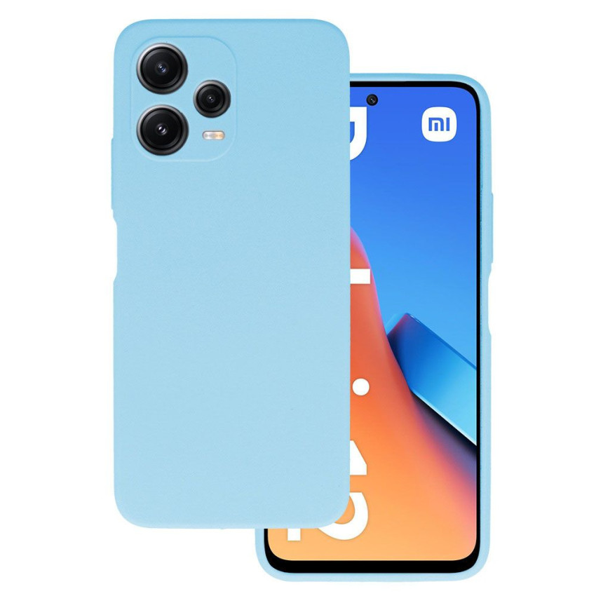 Θήκη Πλάτης Σιλικόνης Soft για Xiaomi Redmi Note 12 Pro Plus - Χρώμα: Γαλάζιο