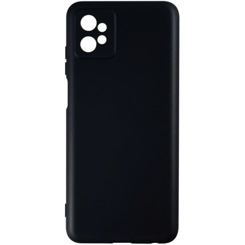 Θήκη Πλάτης Σιλικόνης Soft για Motorola G32 - Χρώμα: Μαύρο