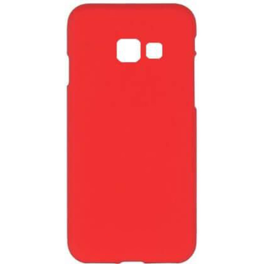 Θήκη Πλάτης Σιλικόνης Απλή για Samsung Galaxy A5 2017 - Χρώμα: Κόκκινο