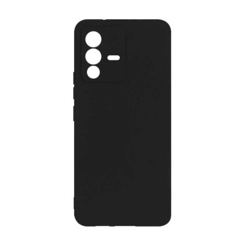 Θήκη Πλάτης Σιλικόνης Soft για Vivo V23 5G - Χρώμα: Μαύρο