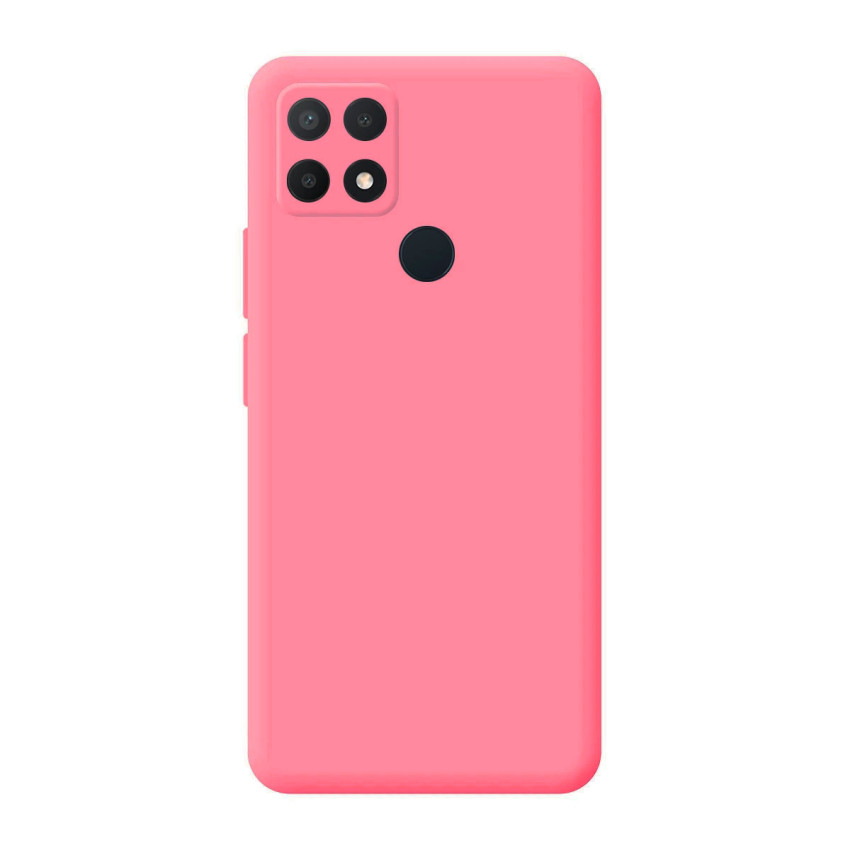 Θήκη Πλάτης Σιλικόνης Soft για Oppo A15 - Χρώμα: Φούξια