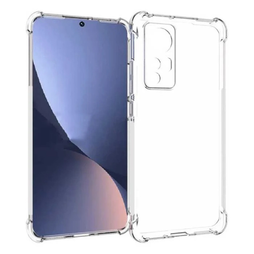 Θήκη Πλάτης Σιλικόνης Anti Shock για Xiaomi 12 - Χρώμα: Διάφανο