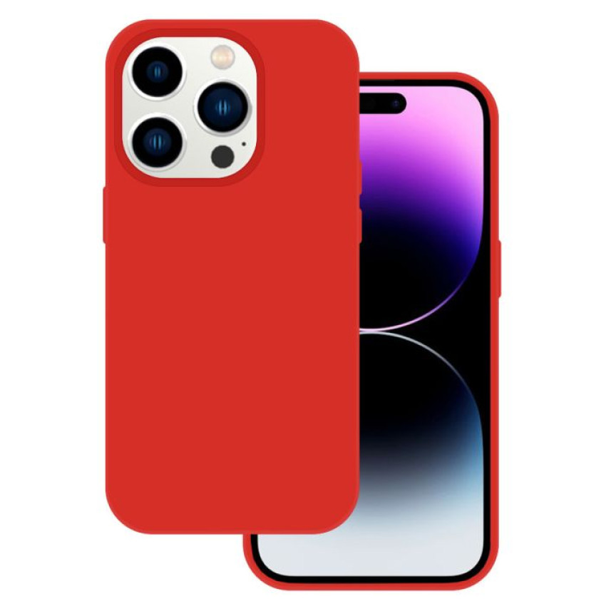 Θήκη Πλάτης Σιλικόνης Soft για Apple iPhone 16 Pro Max - Χρώμα: Κόκκινο