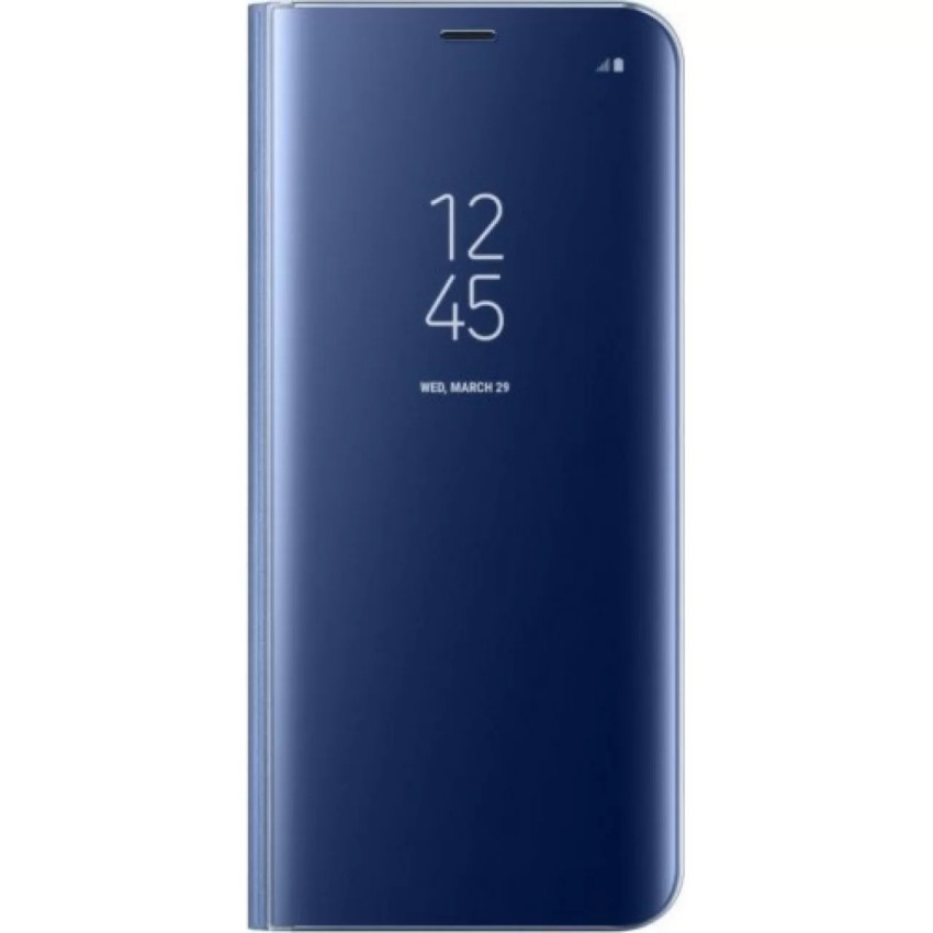 Θήκη Clear View Stand για Xiaomi Redmi Note 10 5G - Χρώμα: Μπλέ