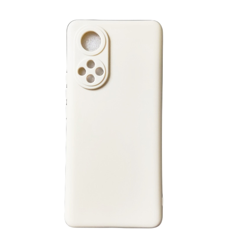 Θήκη Πλάτης Σιλικόνης Απλή για Huawei Nova 9/Honor 50 - Χρώμα: Λευκό