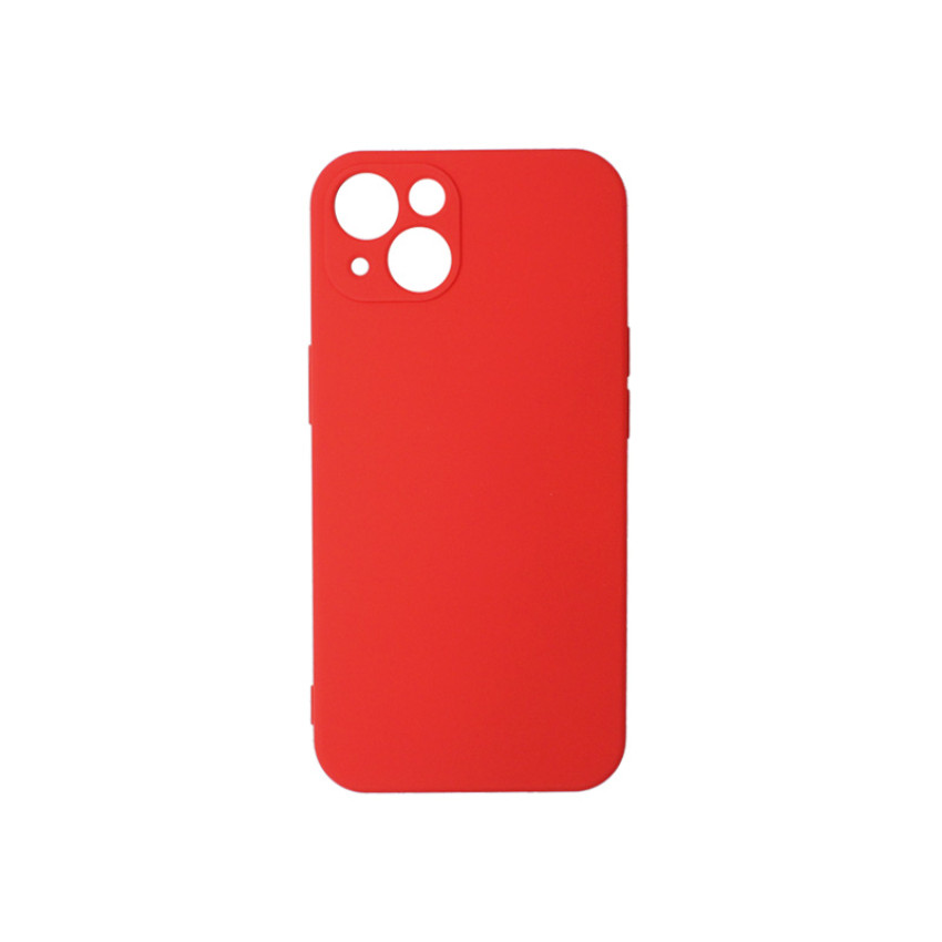 Θήκη Πλάτης Σιλικόνης Soft για Apple iPhone 15 - Χρώμα: Κόκκινο