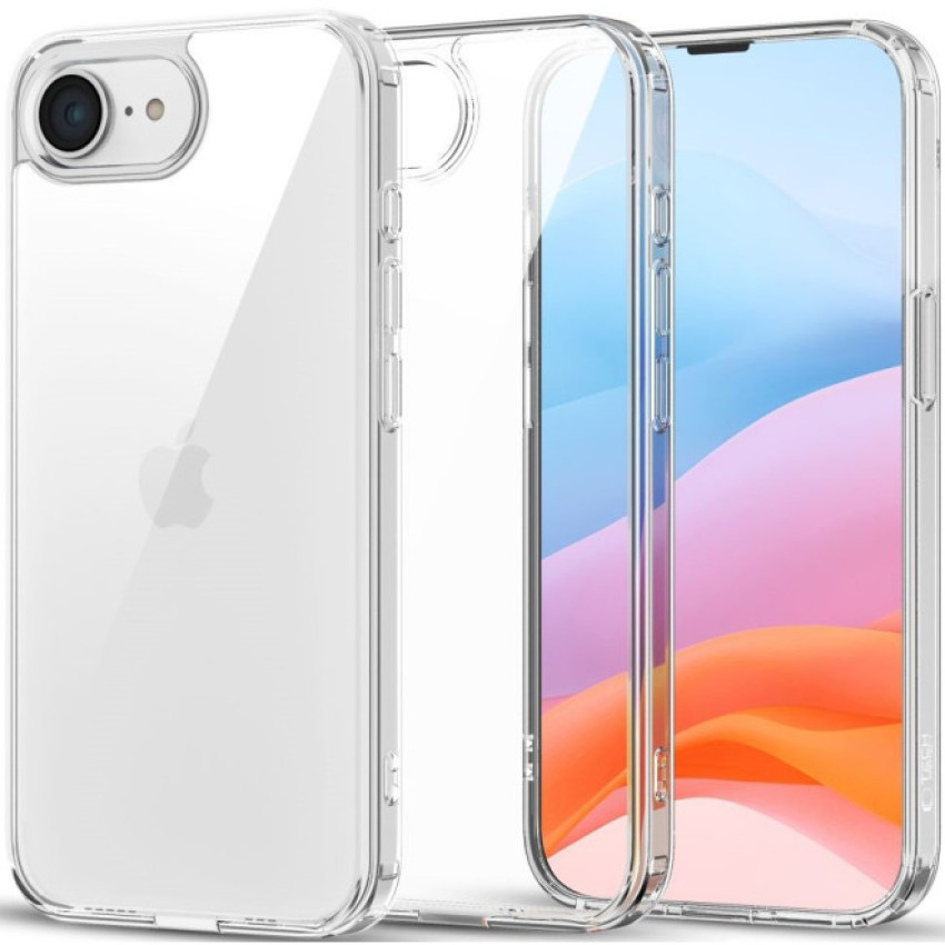 Θήκη Πλάτης Σιλικόνης Απλή για Apple iPhone 16e - Χρώμα: Διάφανο