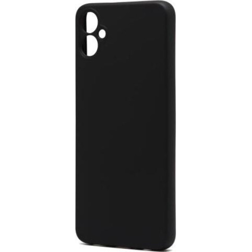 Θήκη Πλάτης Σιλικόνης Soft για Samsung Galaxy A05 - Χρώμα: Μαύρο