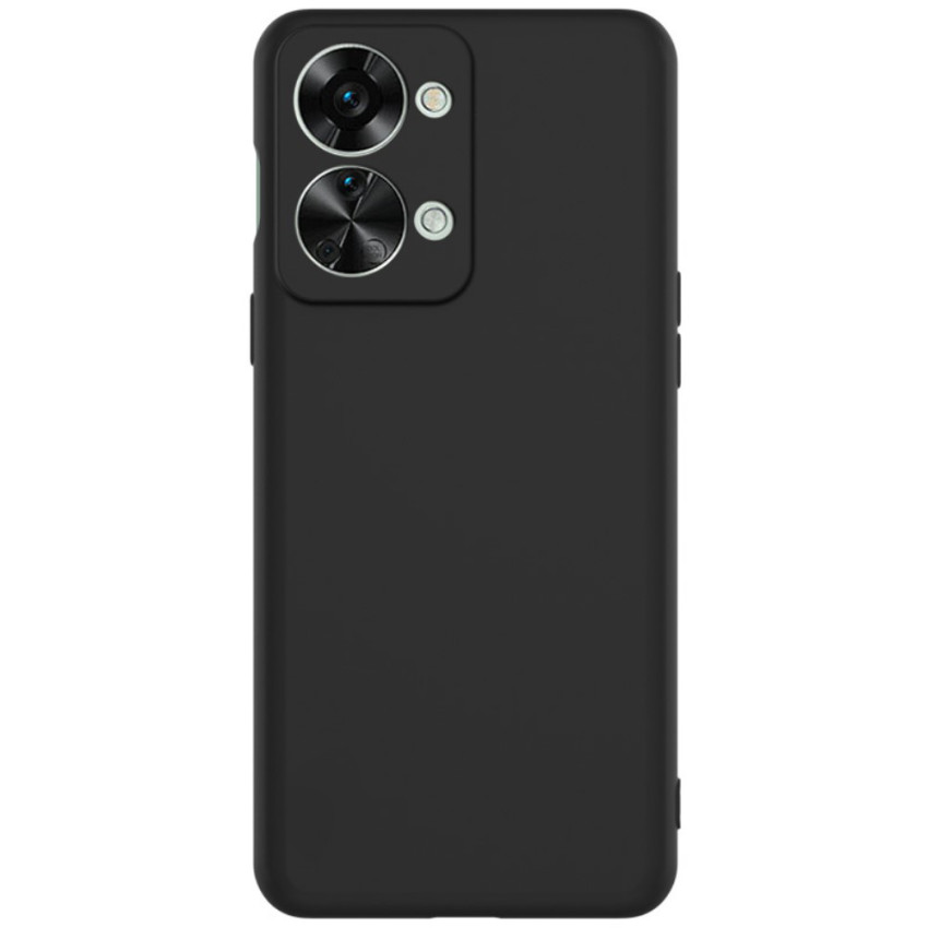 Θήκη Πλάτης Σιλικόνης Soft για Oneplus Nord 2T - Χρώμα: Μαύρο
