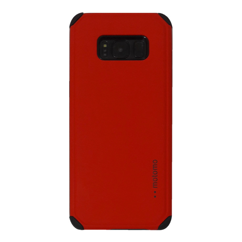 Σκληρή Θήκη Πλάτης Motomo για Samsung Galaxy S8 - Χρώμα: Κόκκινο