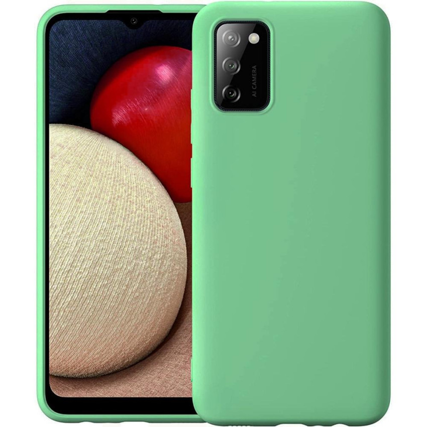 LeeWello Θήκη Πλάτης Σιλικόνης Soft για Samsung A025F Galaxy A02s / M02s / F02s - Χρώμα: Πράσινο