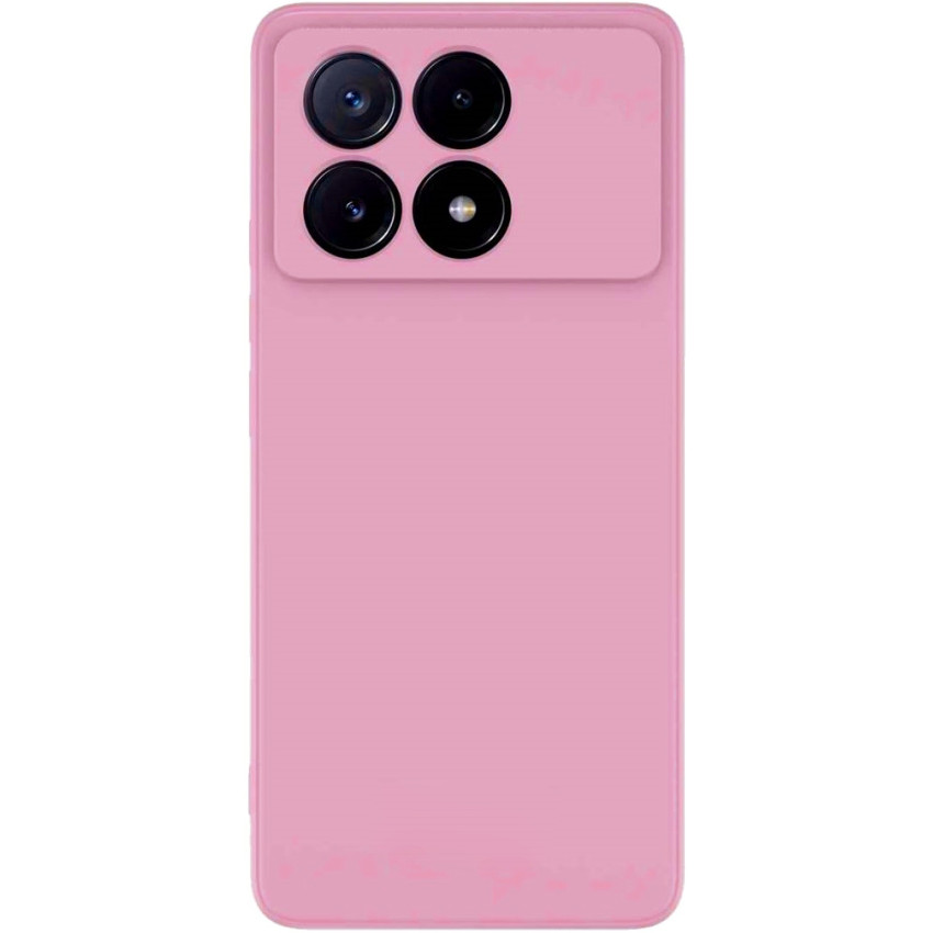 Θήκη Πλάτης Σιλικόνης Soft για Xiaomi Poco X6 Pro - Χρώμα: Ροζ