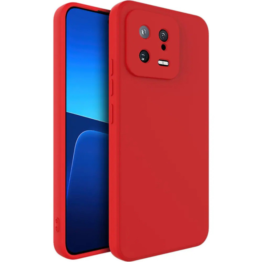 Θήκη Πλάτης Σιλικόνης Soft για Xiaomi Mi 13 Pro - Χρώμα: Κόκκινο