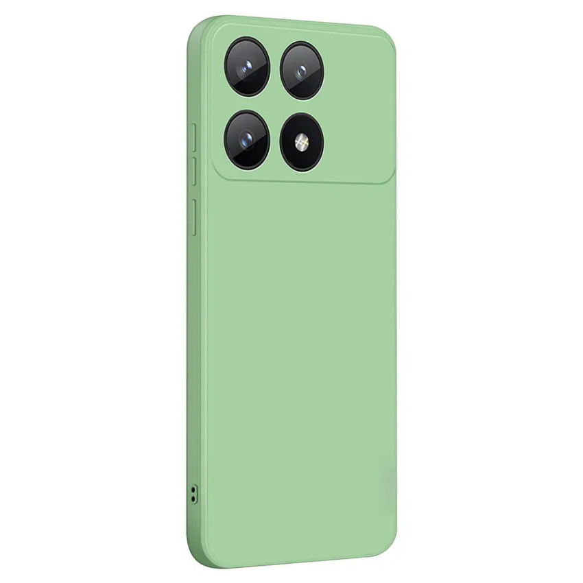 Θήκη Πλάτης Σιλικόνης Soft για Xiaomi Poco X6 - Χρώμα: Απαλό Πράσινο