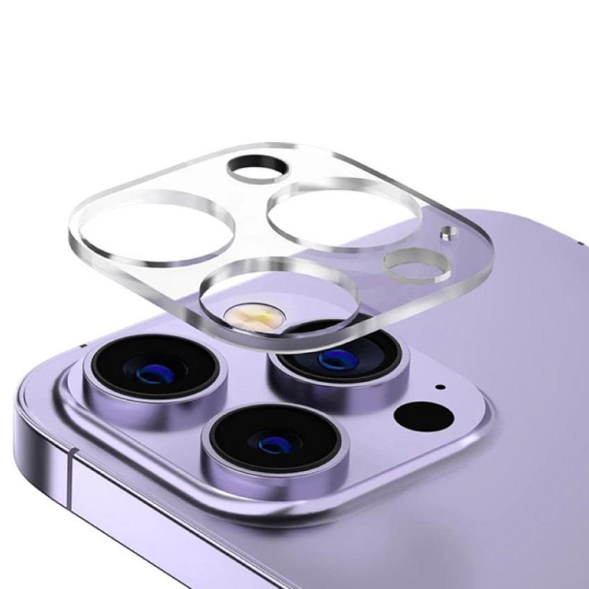 Full Cover Full Glue Tζαμάκι Προστασίας Πίσω Κάμερας για Apple iPhone 16 Pro / 16 Pro Max - Χρώμα: Διάφανο