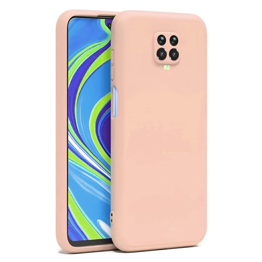 Θήκη Πλάτης Σιλικόνης Soft για Xiaomi Redmi Note 9S/Note 9 Pro - Χρώμα: Ροζ