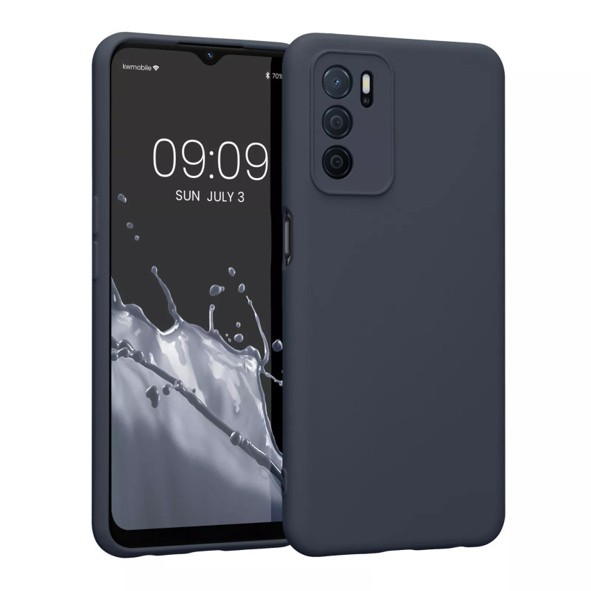 Θήκη Πλάτης Σιλικόνης Soft για Oppo A54S - Χρώμα: Μαύρο