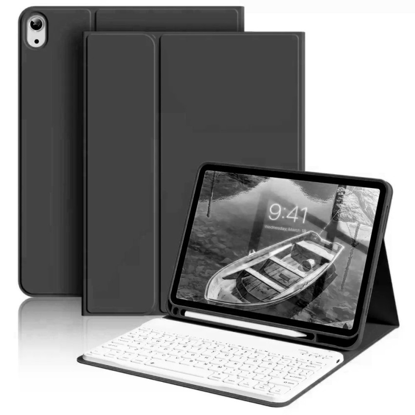 Usams Θήκη Slim Smart Tri Fold για Apple iPad 7 / 8th 10.2'' - Χρώμα: Μαύρο