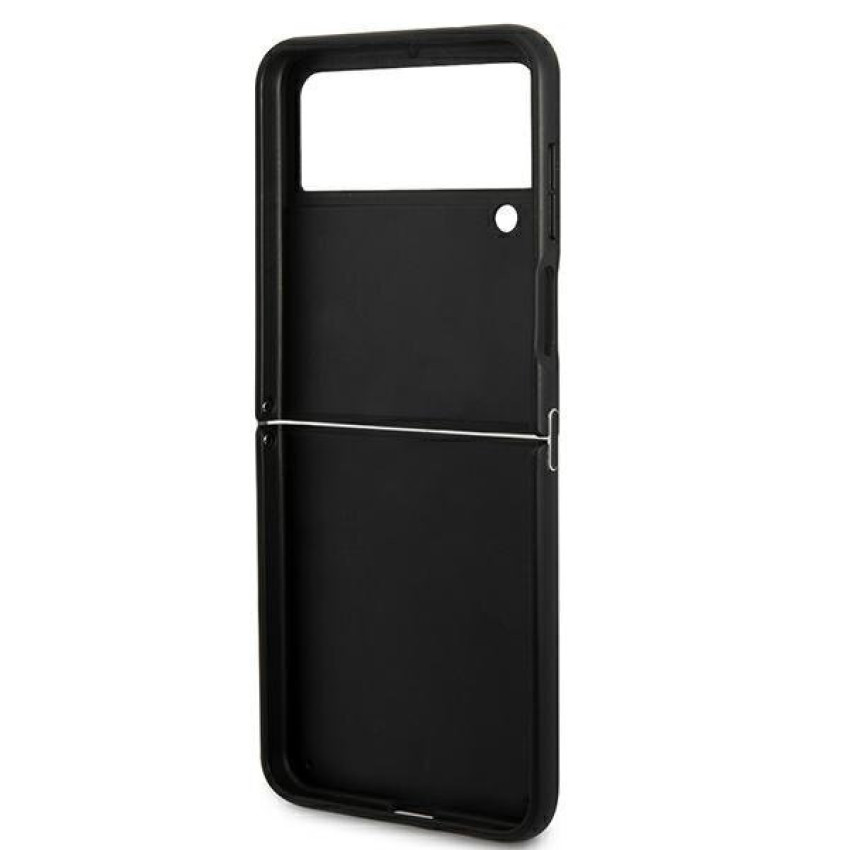 Πλαστική Ανθεκτική Θήκη Πλάτης για  Samsung Galaxy Z Flip 3 - Χρώμα: Μαύρο