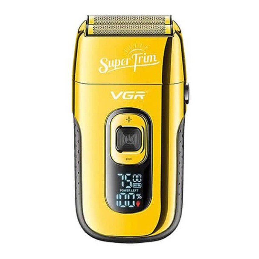 VGR V-332 Super Trim Επαναφορτιζόμενη Ξυριστική Μηχανή Προσώπου - Χρώμα: Χρυσό