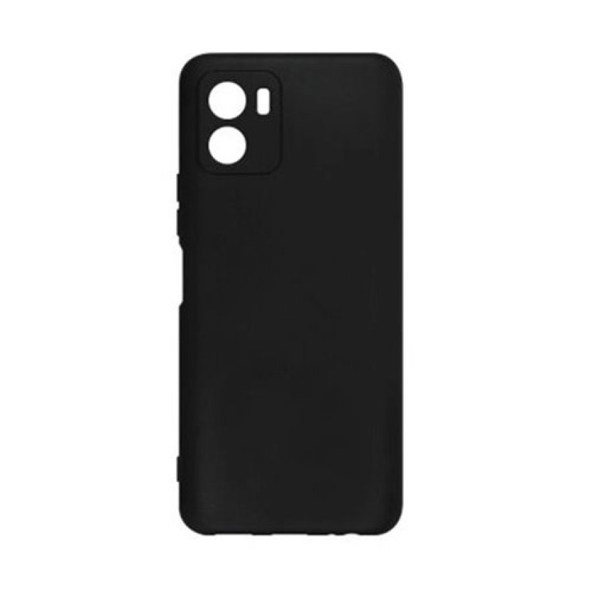 Θήκη Πλάτης Σιλικόνης Soft για Vivo Y01 - Χρώμα: Μαύρο