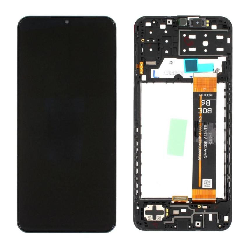 Incell Οθόνη LCD με Μηχανισμό Αφής Assembly και Πλαίσιο για Samsung Galaxy A13 4G A135F - Χρώμα: Μαύρο