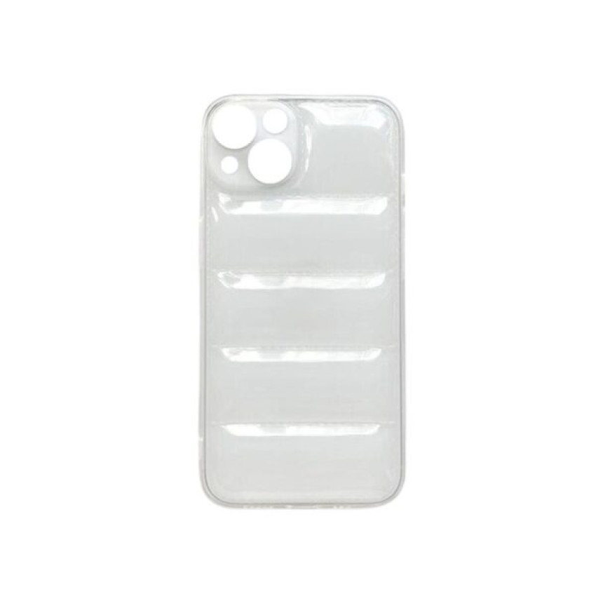 Θήκη Πλάτης Σιλικόνης Puffer Jacket για Apple iPhone 14 Pro Max - Χρώμα: Διάφανο