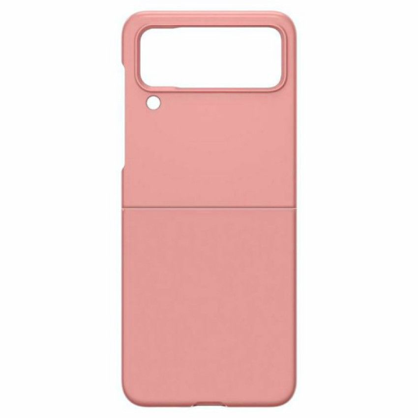 Πλαστική Ανθεκτική Θήκη Πλάτης για  Samsung Galaxy Z Flip 3 - Χρώμα: Ροζ