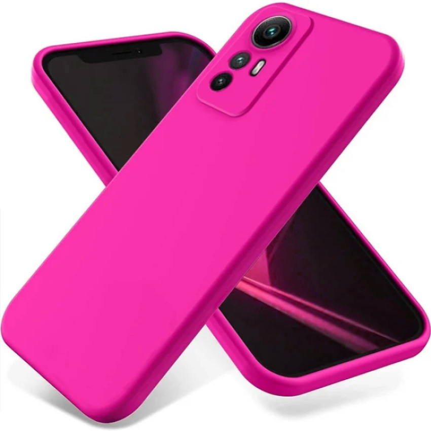 Θήκη Πλάτης Σιλικόνης Soft για Xiaomi Redmi Note 12S - Χρώμα: Φούξια