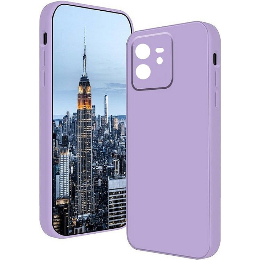 Θήκη Πλάτης Σιλικόνης Soft για Xiaomi Mi 13T - Χρώμα: Λιλά