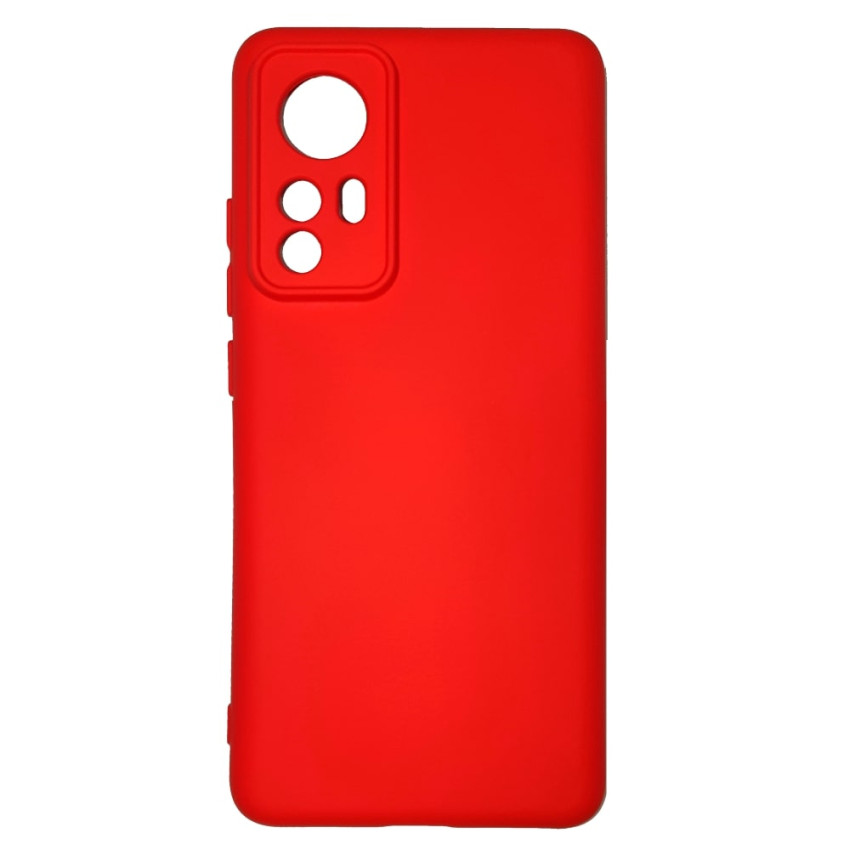 Θήκη Πλάτης Σιλικόνης Soft για Xiaomi Mi 12 Pro - Χρώμα: Κόκκινο