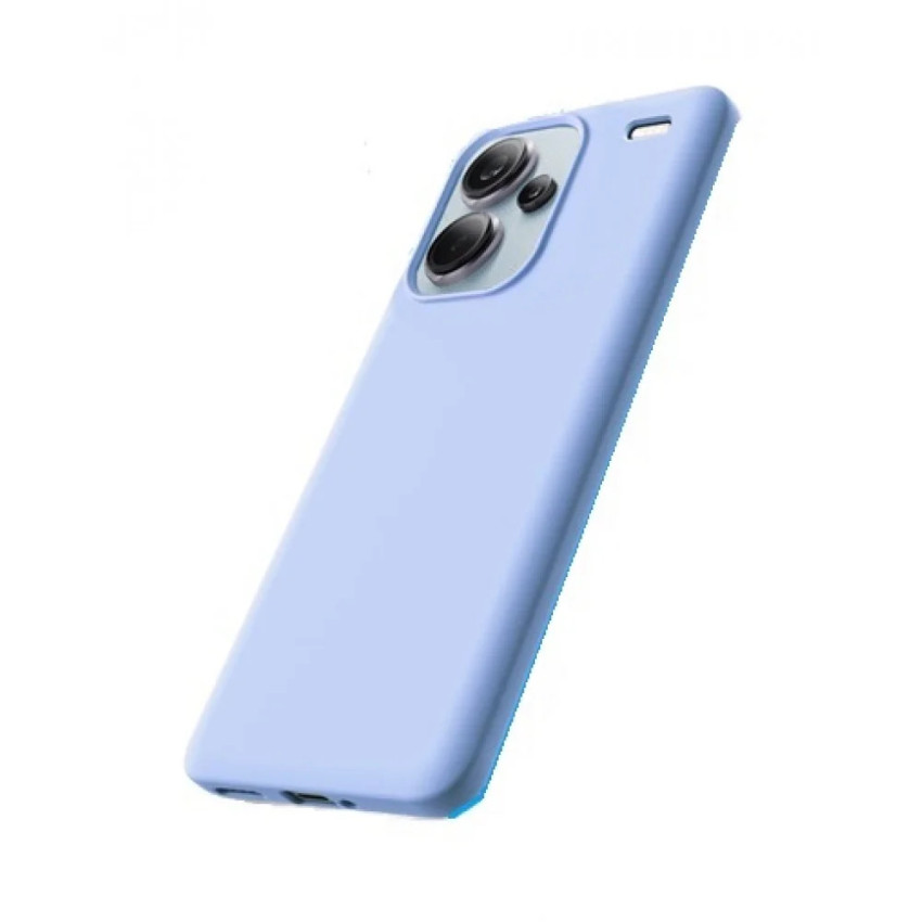 Θήκη Πλάτης Σιλικόνης Soft για Xiaomi Redmi Note 13 Pro Plus - Χρώμα: Γαλάζιο