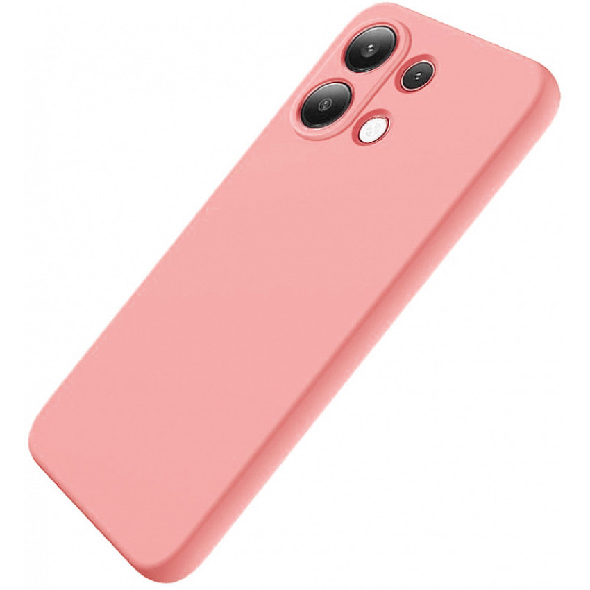 Θήκη Πλάτης Σιλικόνης Απλή για Xiaomi Redmi Note 13 Pro 4G - Χρώμα: Ρόζ