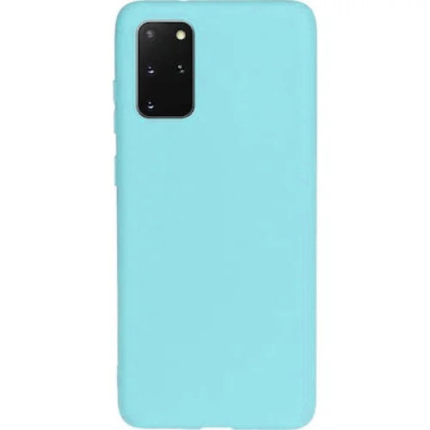 Θήκη Πλάτης Σιλικόνης Απλή για Samsung Galaxy S20 - Χρώμα: Γαλάζιο