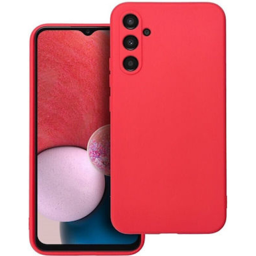 Θήκη Πλάτης Σιλικόνης Απλή για Galaxy A54 - Χρώμα: Κόκκινο