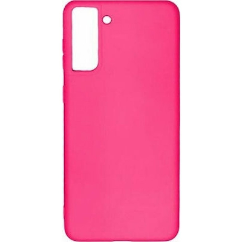 Θήκη Πλάτης Σιλικόνης Soft για Samsung Galaxy S21 - Χρώμα: Φούξια