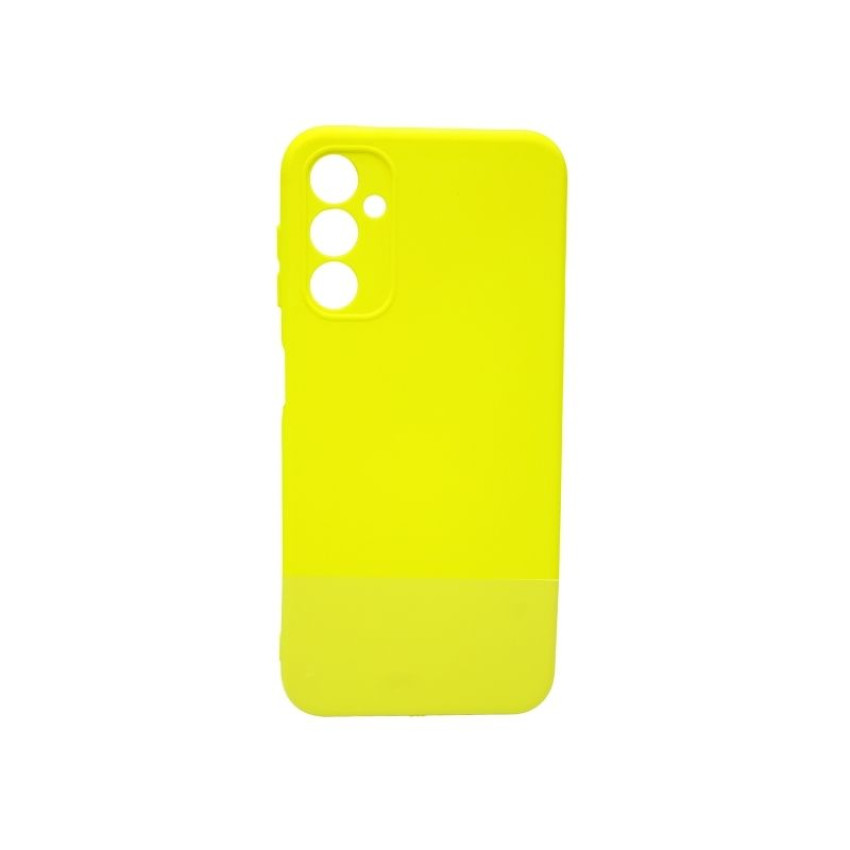 Θήκη Πλάτης Σιλικόνης Soft για Samsung Galaxy A14 - Χρώμα: Κίτρινο